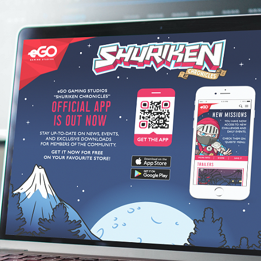 Пример QR-кода для разработчиков игр для продвижения установки приложения