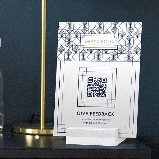 Пример QR-кода для отзывов в гостиничном номере